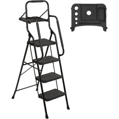 4 Step Ladder with Handrails