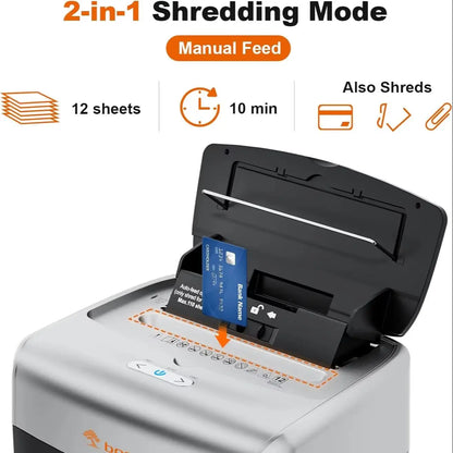 110-Sheet Micro Cut Paper Shredder