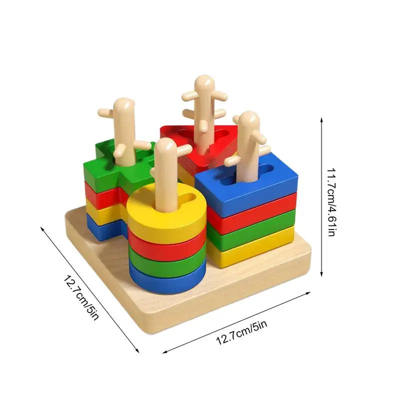 Toy Shape Color Recognition Blocks