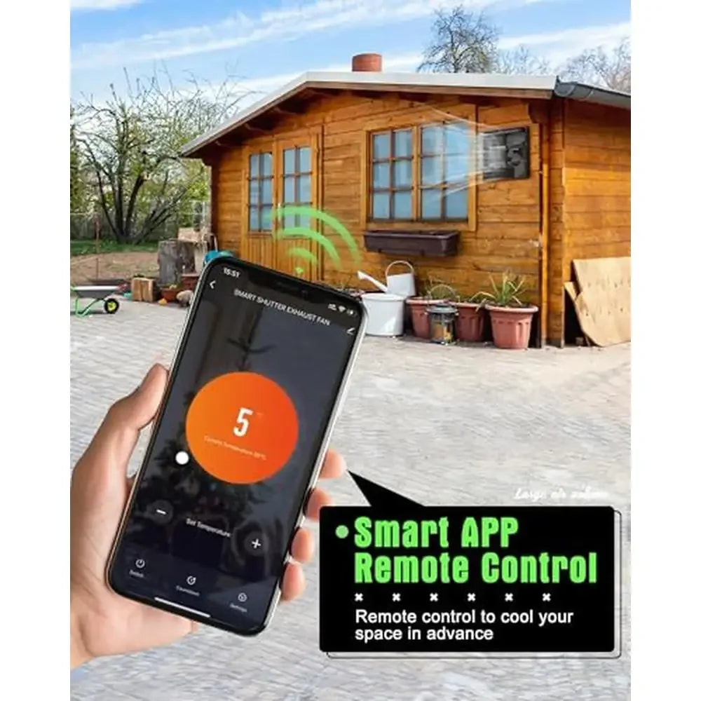 12" Wifi Remote Control Attic Exhaust Fan