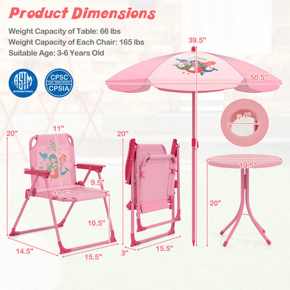 Kids Picnic Table & Chair Set