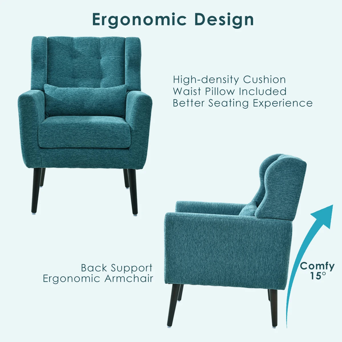 Accent Chair Upholstered Foam