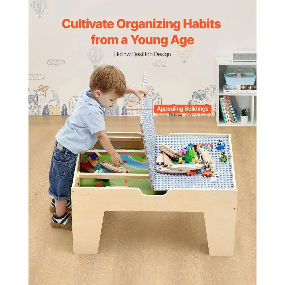 Activity Play Table with 290 Building Blocks