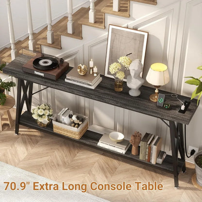 70.9 Inch Extra Long Console Table