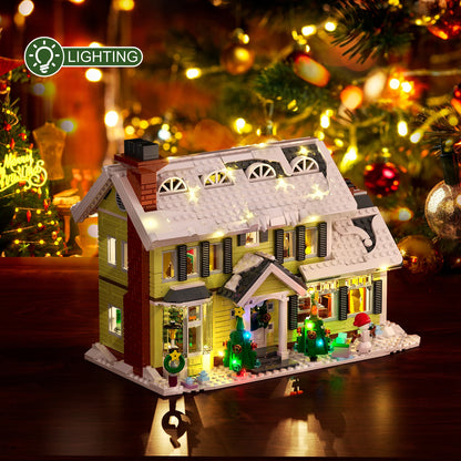 1156PCS Christmas Snow Village House