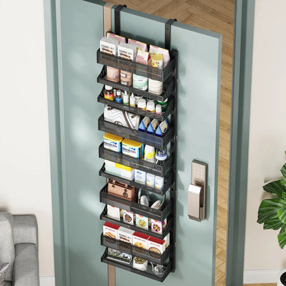 10-Tier Pantry Door Hanging Organization And Storage