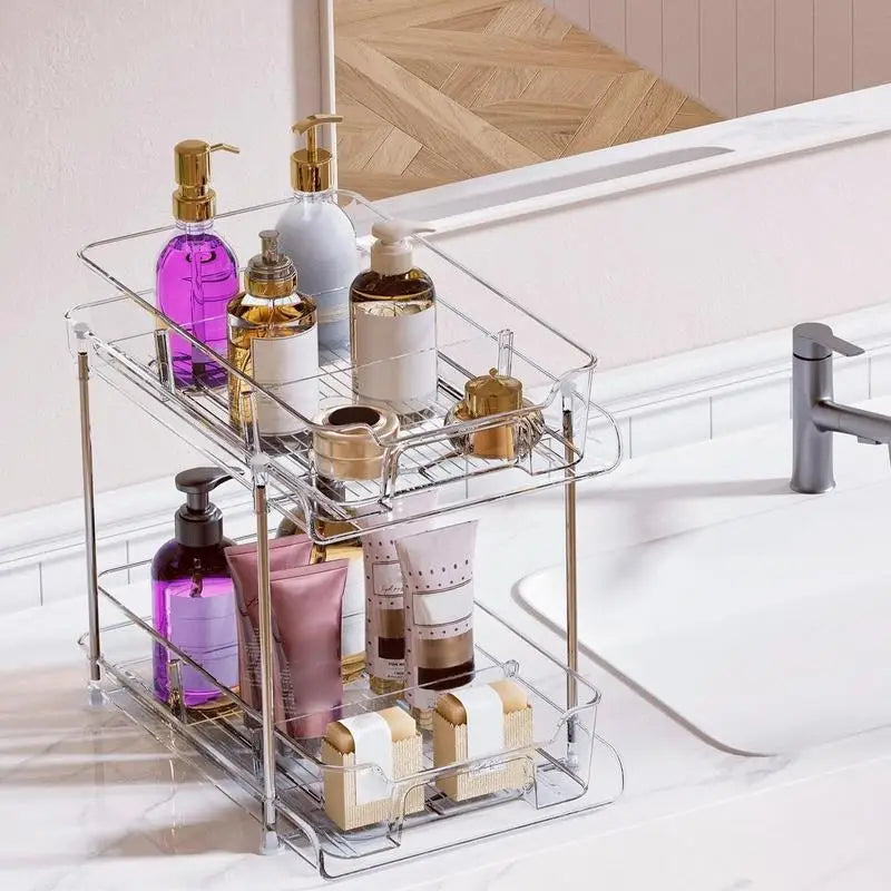 Sliding Cabinet Organizer Pull-out Shelves