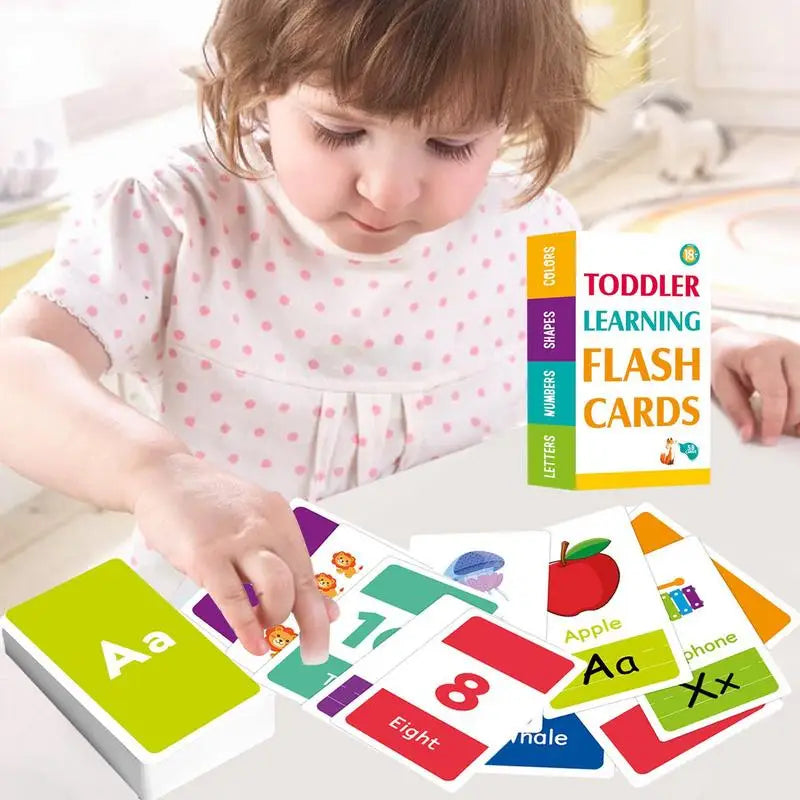 Letter Number Shape Color Flashcards