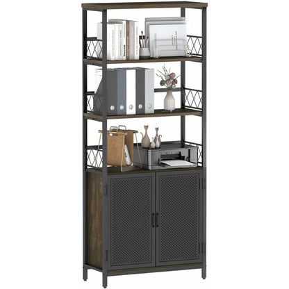 Farmhouse Book Shelf with Storage