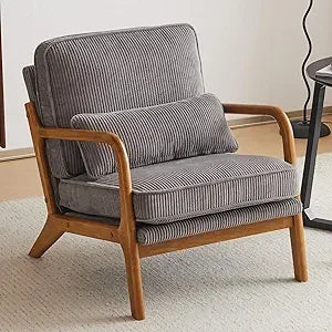 Corduroy Accent Chair