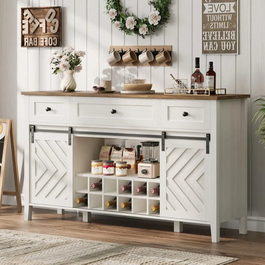 Farmhouse 59'' Buffet Cabinet