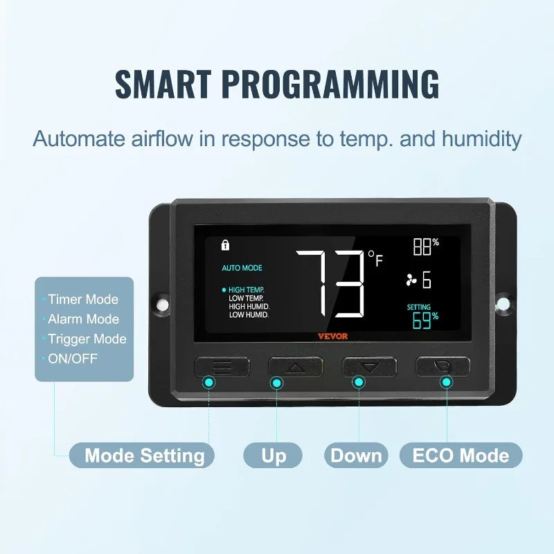 Shutter Exhaust Fan, 10''