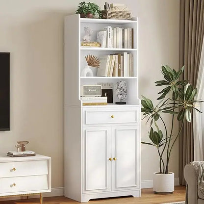 Bookcase with 3 Drawers and Shelves