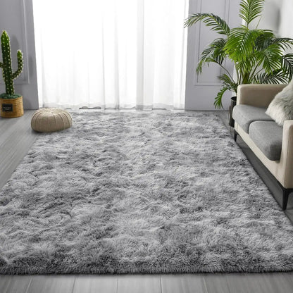Soft Plush Tie Dye Velvet Rugs