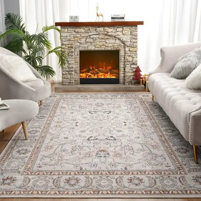 Vintage Floral Accent Area Rug