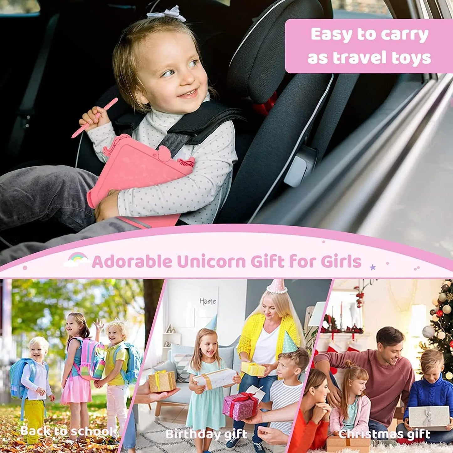 Unicorn LCD Writing Tablet for Kids