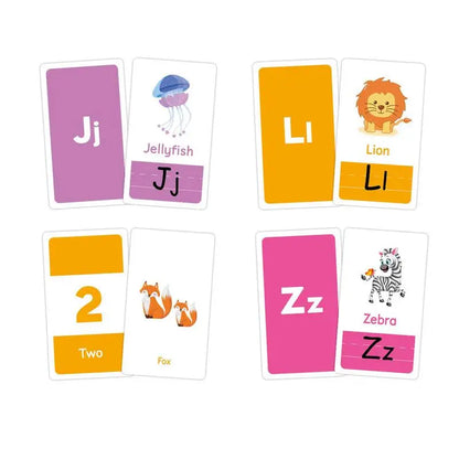 Letter Number Shape Color Flashcards