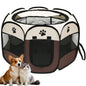 Foldable Pet Playpen for Dogs & Cats