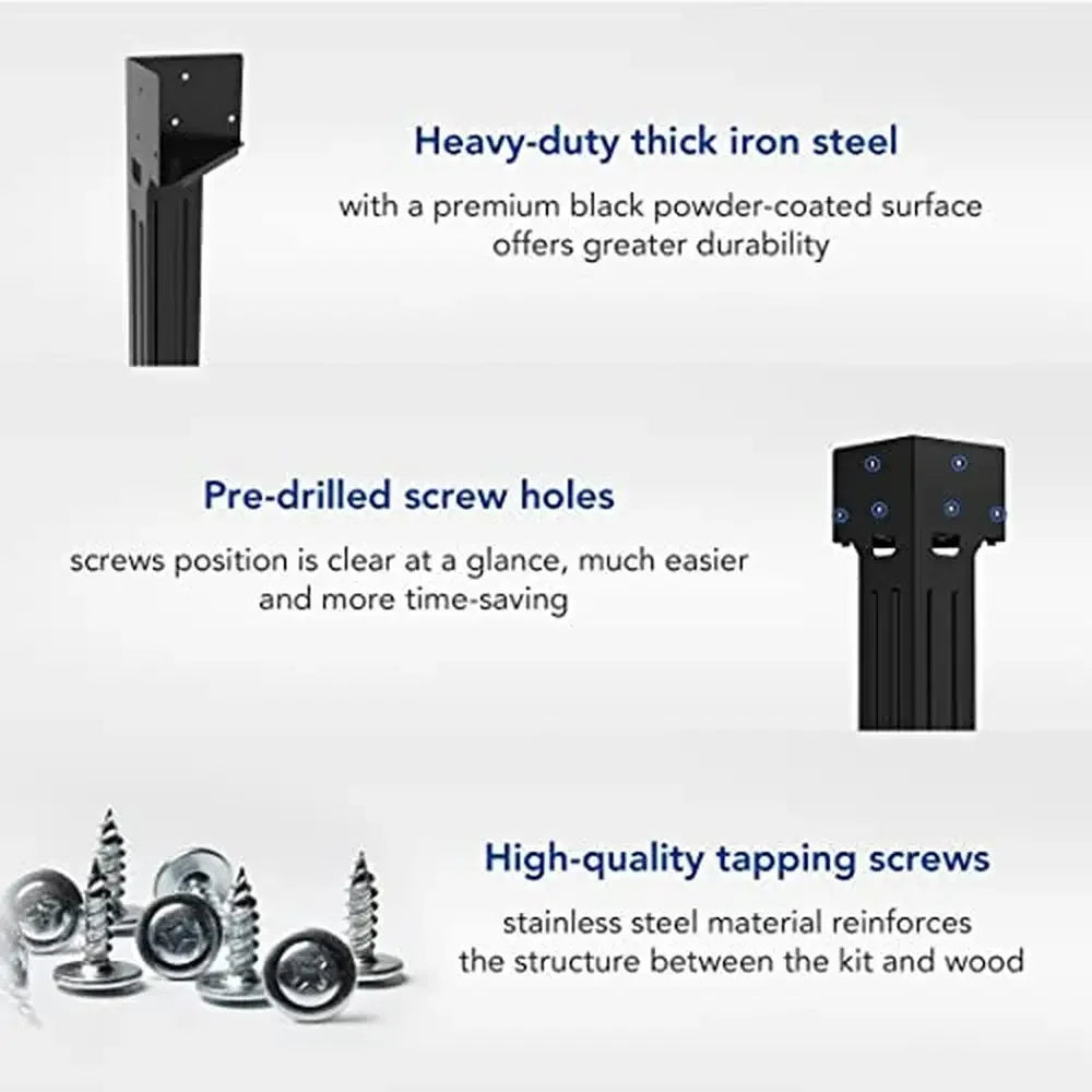 Heavy Duty Steel L-Shaped Workbench