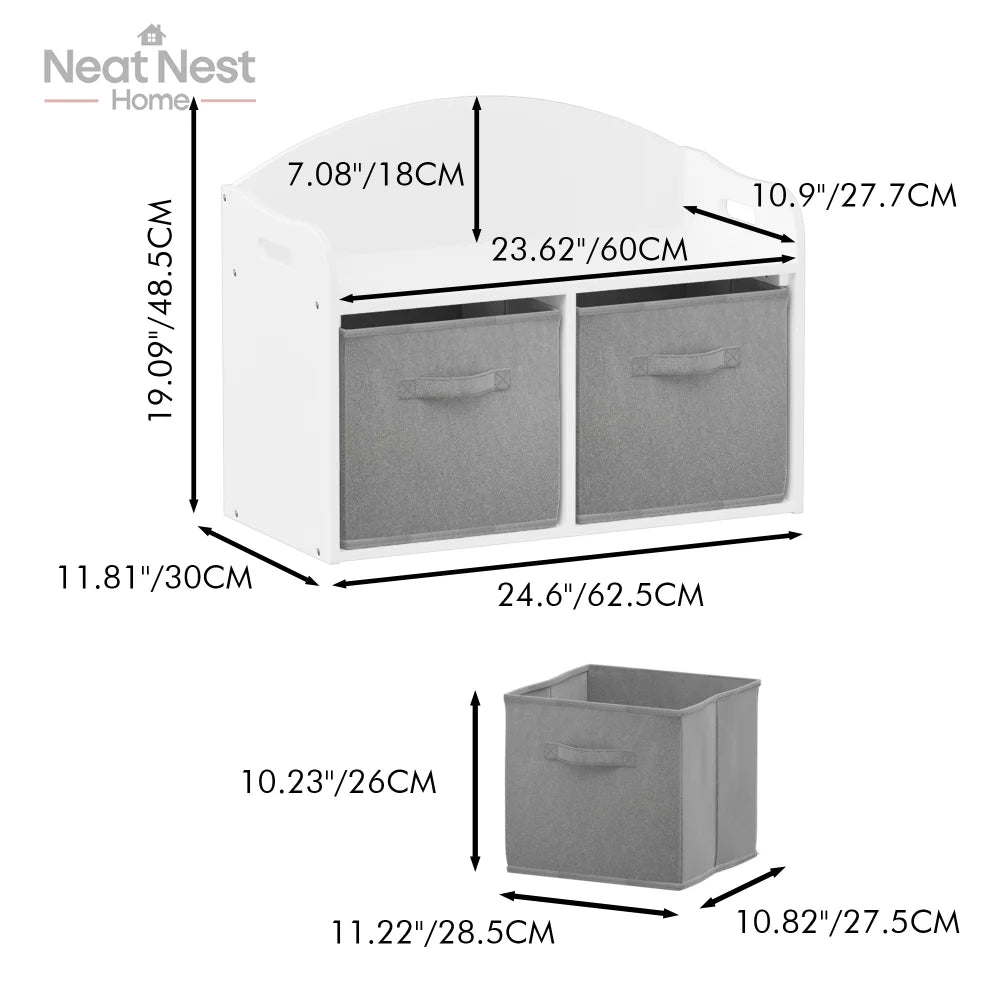 Kids book rack storage