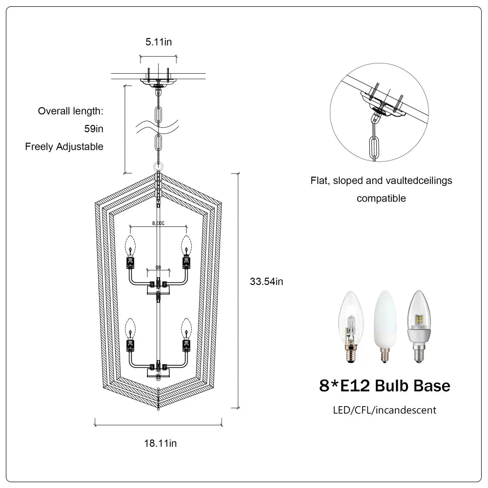 Farmhouse Ceiling Hanging Light