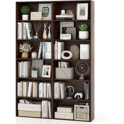 6-Tier Bookcase, 70" Tall