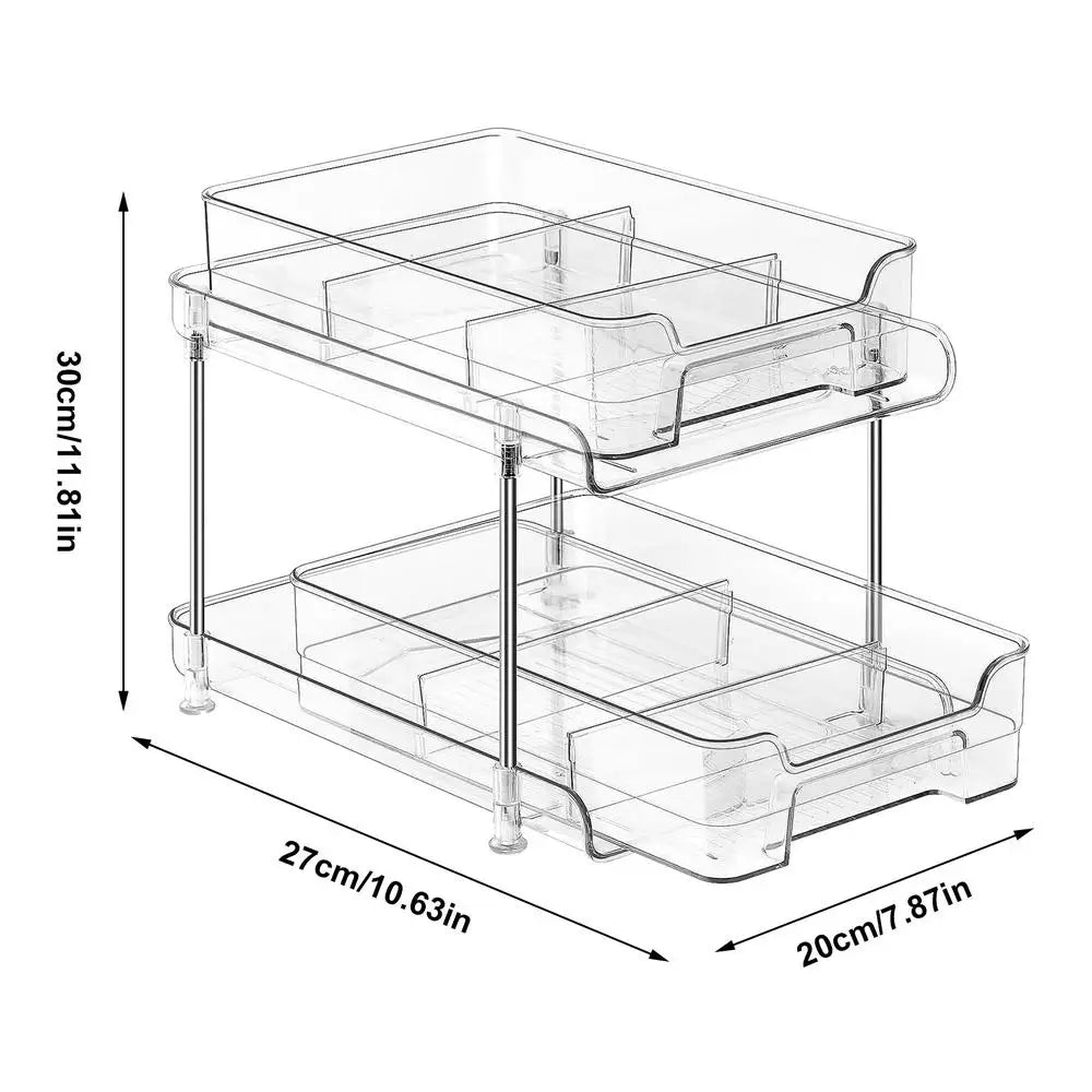 Sliding Cabinet Organizer Pull-out Shelves