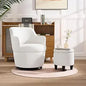 360° Swivel Accent Chairs with Ottoman