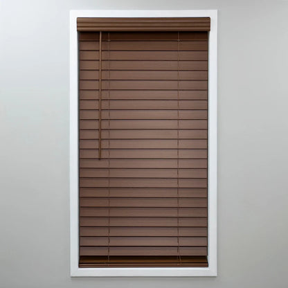 Cordless 2 Inch Faux Wood Blinds