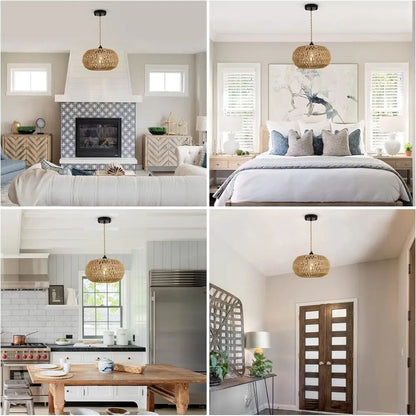 Modern Woven Pendant Light