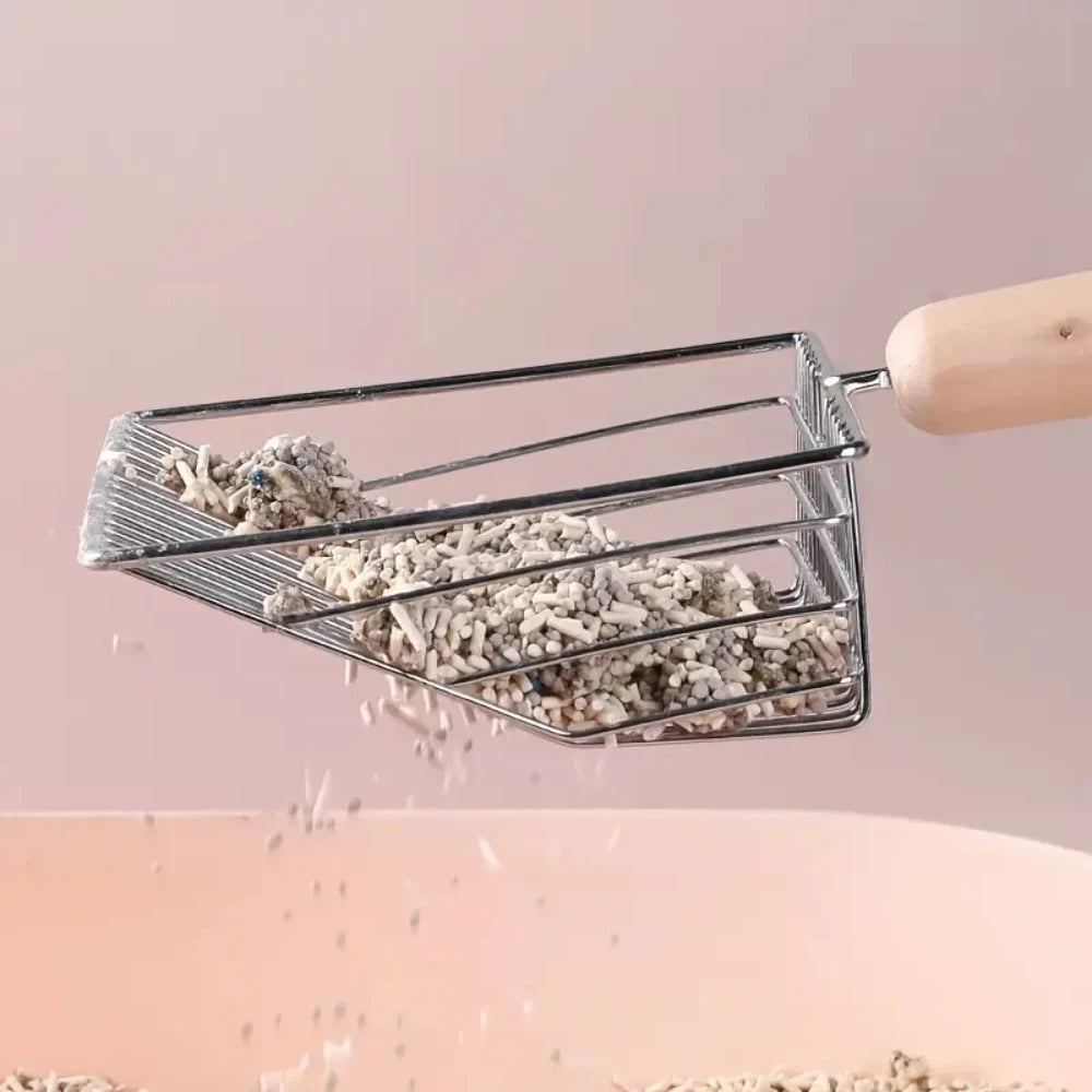 Stainless Steel Cat Litter Scoop Set
