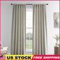 Room Darkening French Linen Curtains
