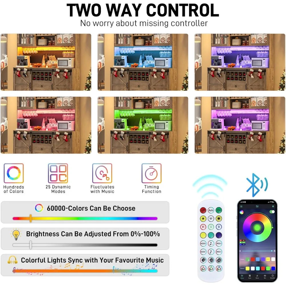 74" Tall 63" Wide Larg Bar Cabinet