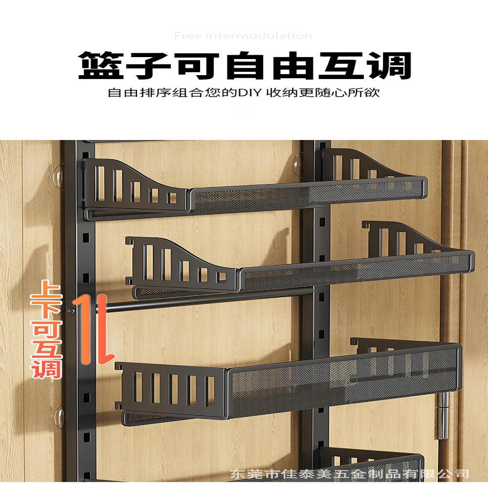 10-Tier Pantry Door Hanging Organization And Storage