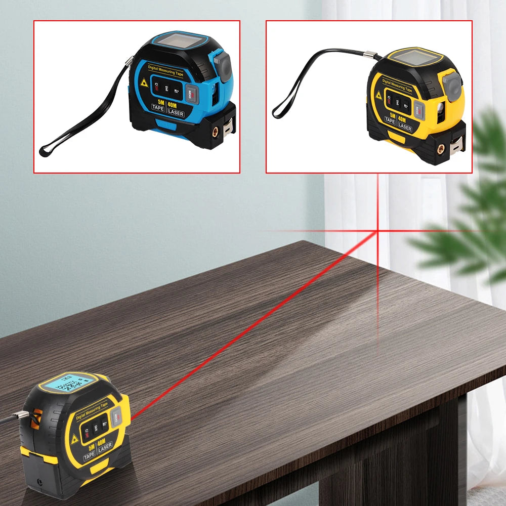 3 in 1 Display with Backlight Tape Measure