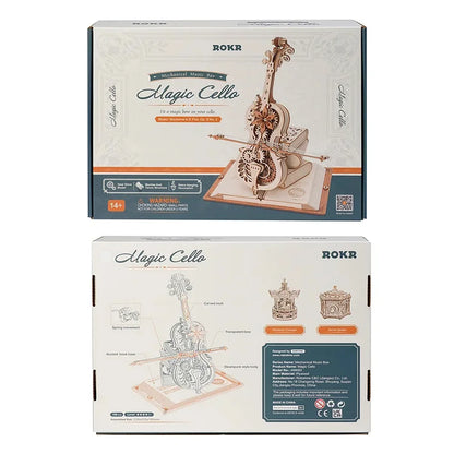 3D Wooden Puzzle Cello