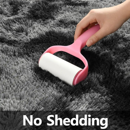 Soft Plush Tie Dye Velvet Rugs