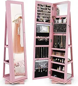 360° Rotating Jewelry Armoire