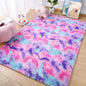 Soft Plush Tie Dye Velvet Rugs