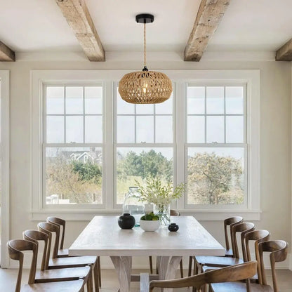 Modern Woven Pendant Light