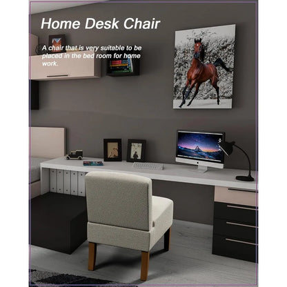 Armless Accent Chairs Set of 2