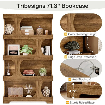 71" Tall Bookcase