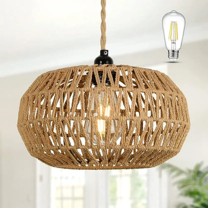 Modern Woven Pendant Light