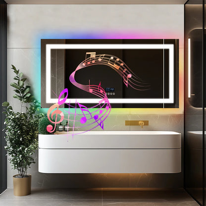 Smart Bluetooth Mirror LED Display