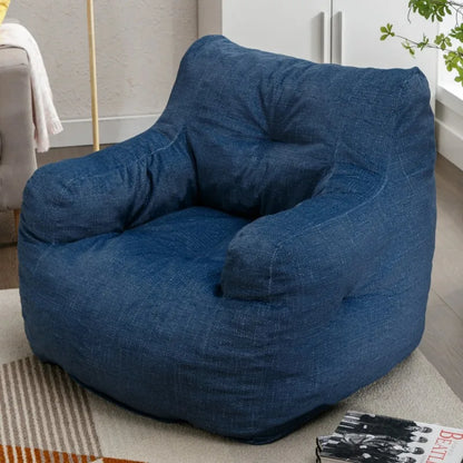 Fabric Bean Bag Chair Memory Foam Filled