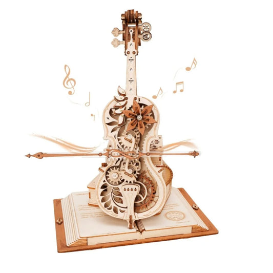 3D Wooden Puzzle Cello