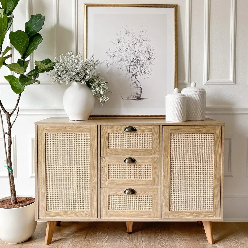 VILLA Rattan Sideboard Buffet Cabinet
