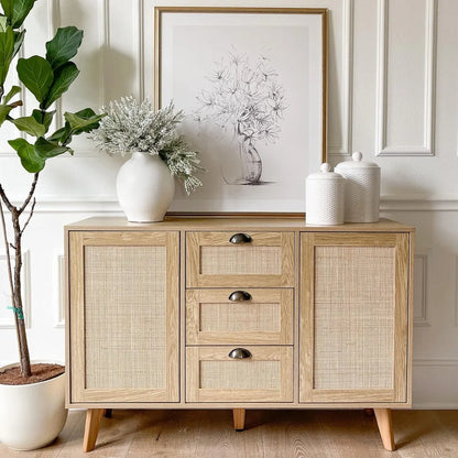 VILLA Rattan Sideboard Buffet Cabinet