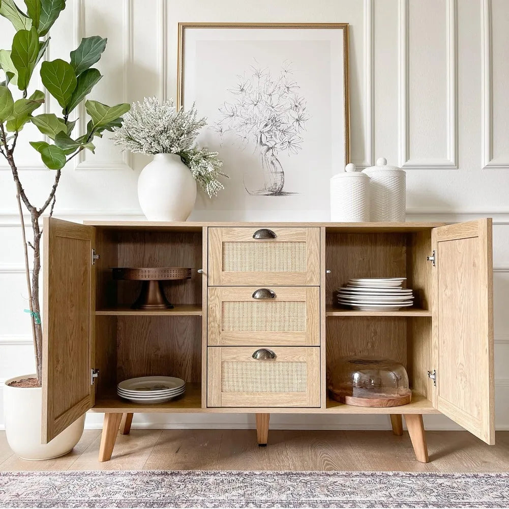 VILLA Rattan Sideboard Buffet Cabinet