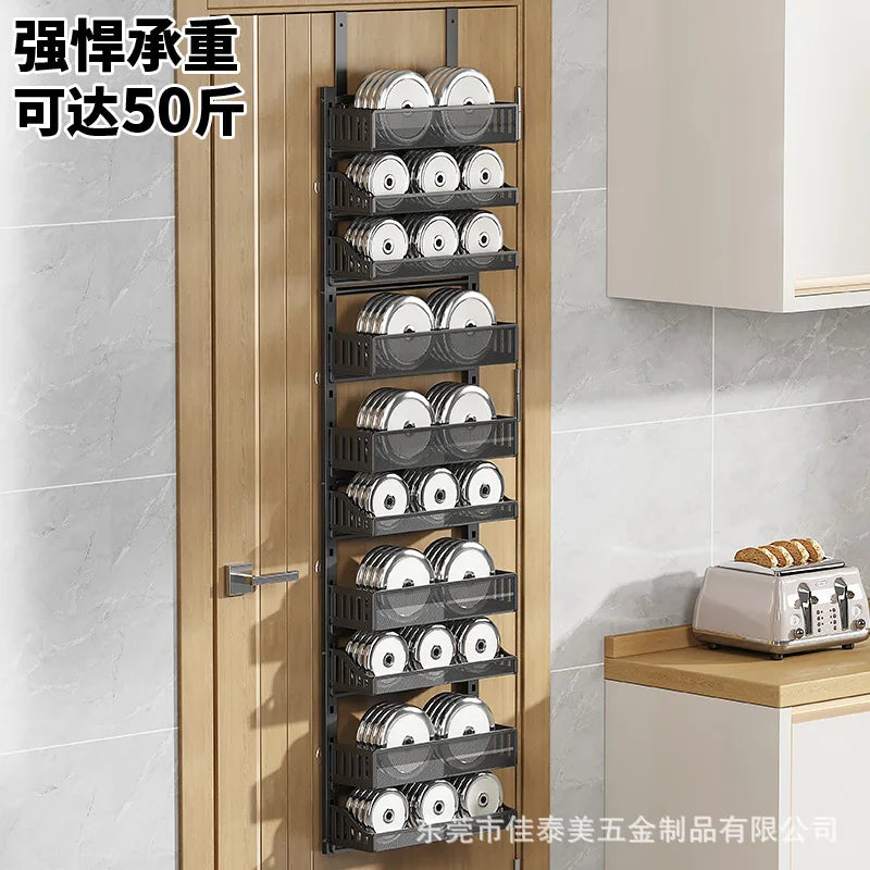 10-Tier Pantry Door Hanging Organization And Storage